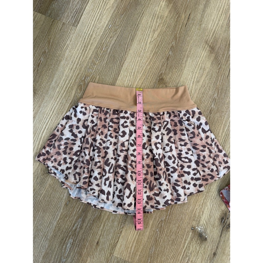 Aerie‎ OFFLINE Real Me Skort Shorts Bundle Festival Women M Pink Floral Leopard - Picture 6 of 15